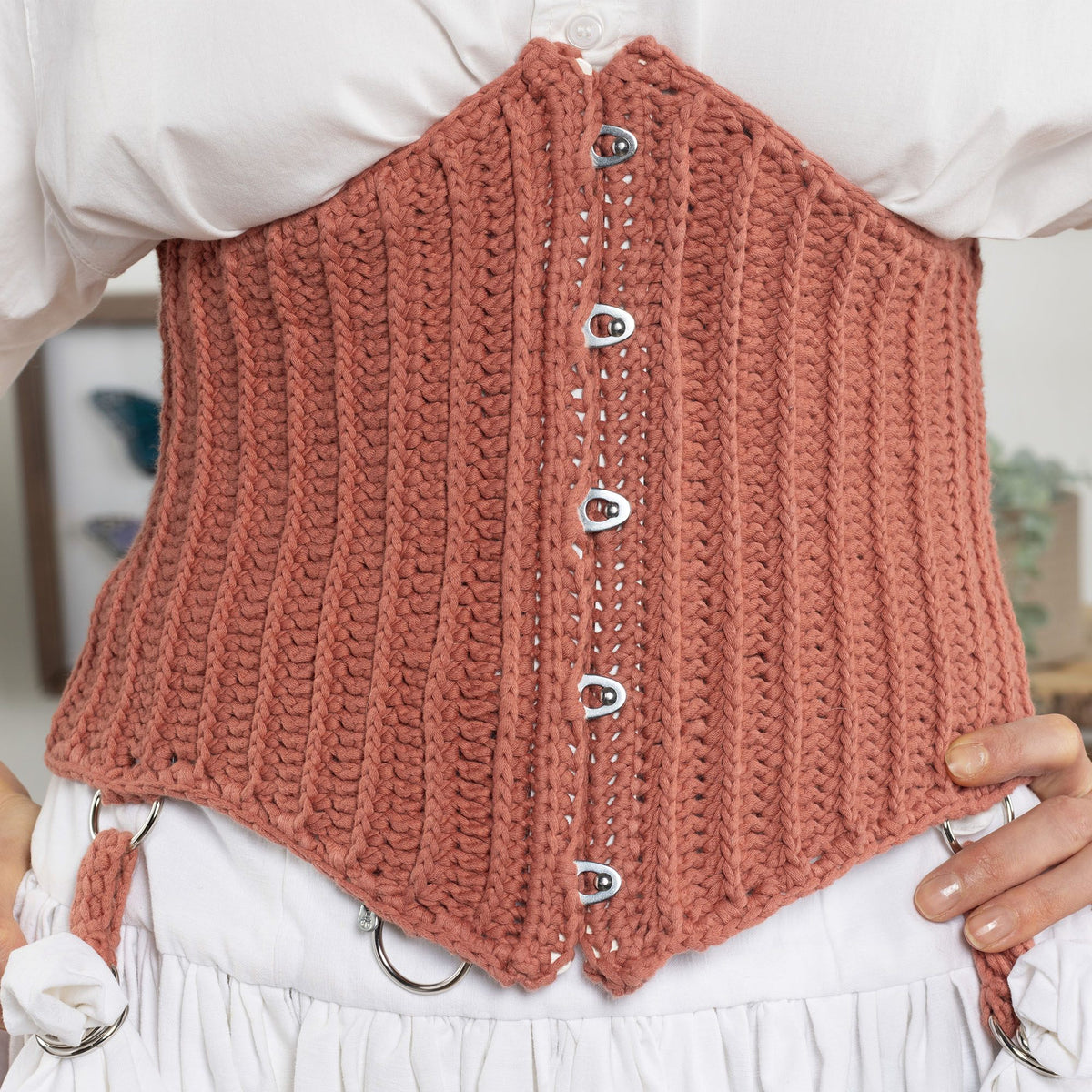 Crochet Belt made in Bernat Maker Yarn