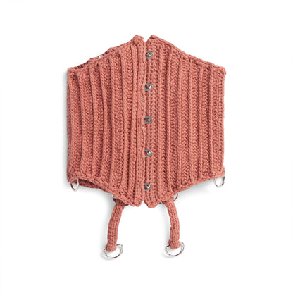 Bernat Crochet Corset Belt Crochet Belt made in Bernat Maker Yarn