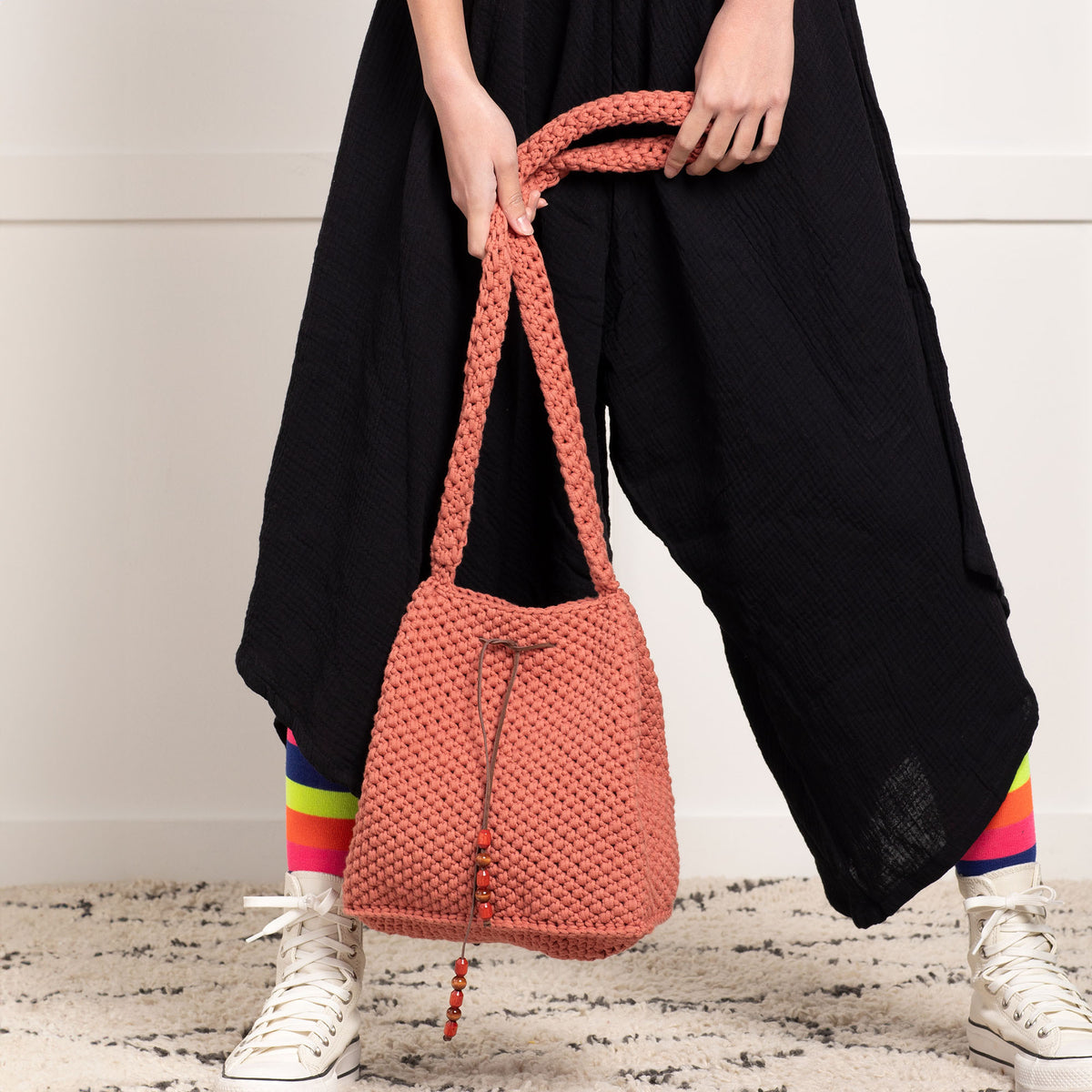 Version 2 Shoulder Strap Bucket Bag