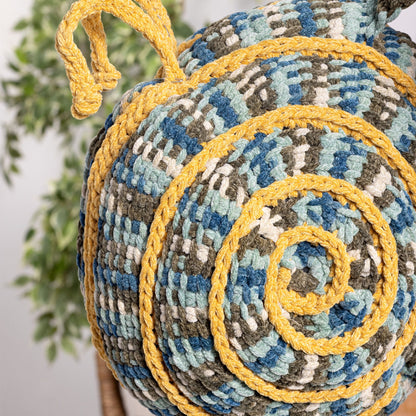 Bernat Crochet Snail Backpack Crochet Backpack made in Bernat Plush Yarn