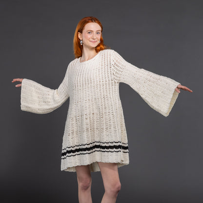 Bernat Crochet Trapeze Dress Crochet Trapeze Dress made using Bernat yarn