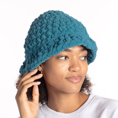 Bernat Crochet Chunky Bucket Hat Crochet Hat made in Bernat Blanket Extra Yarn