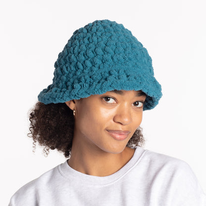 Bernat Crochet Chunky Bucket Hat Crochet Hat made in Bernat Blanket Extra Yarn