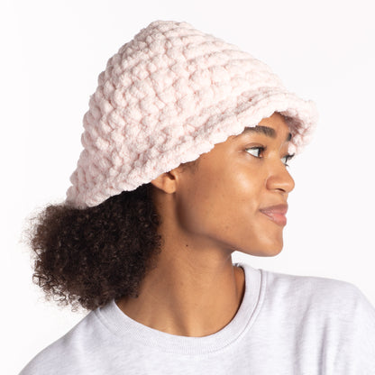 Bernat Crochet Chunky Bucket Hat Crochet Hat made in Bernat Blanket Extra Yarn