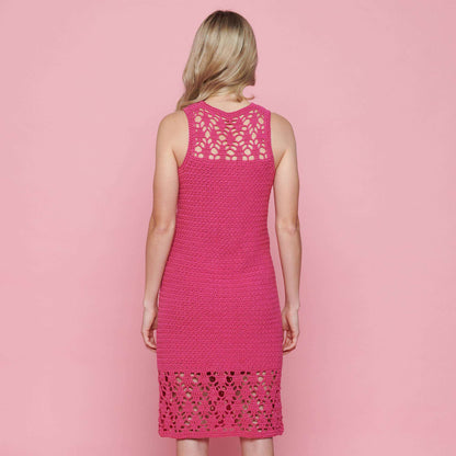 Bernat Crochet Lace Trim Tank Dress Crochet  made in Bernat Softee Cotton yarn