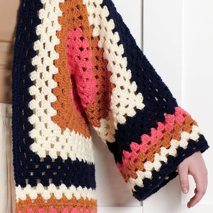 Bernat Beginner Crochet Both Sides Now Hexi-Cardi All Variants