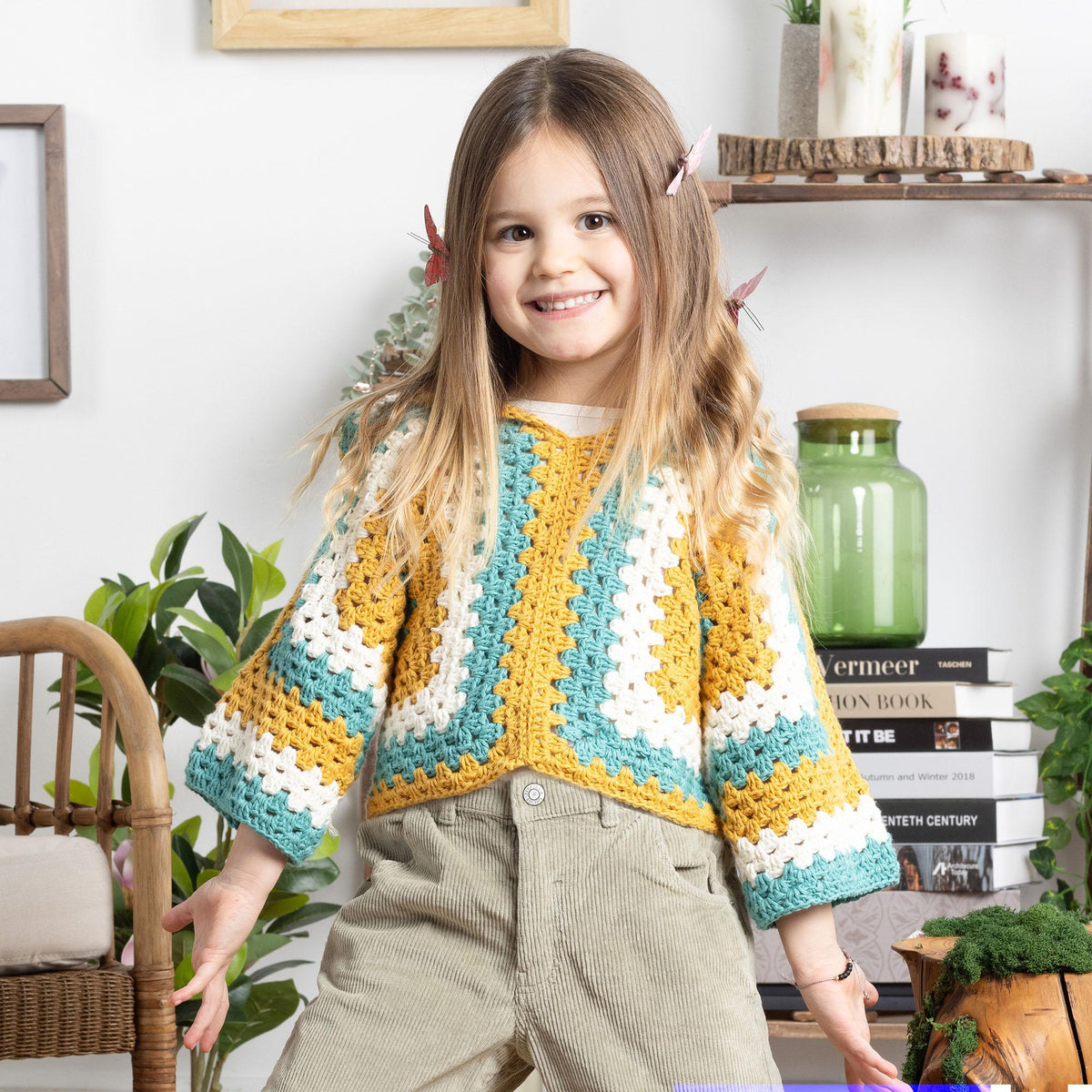 Crochet Pullover made in Bernat Yarn