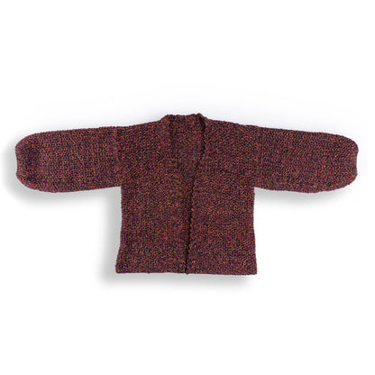 Bernat Nightscape Crochet Cardigan Nightscape Crochet Cardigan made using Bernat yarn