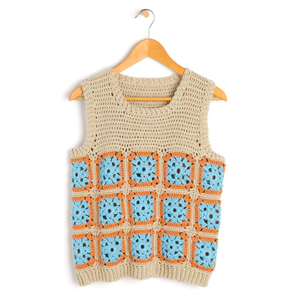 Bernat Granny Square Crochet Top Granny Square Crochet Top made using Bernat yarn