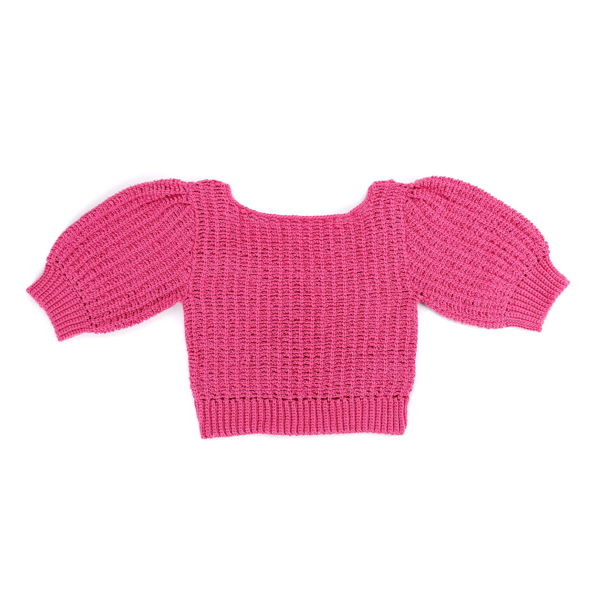 Fairy-Tale Crochet Top made using Bernat yarn