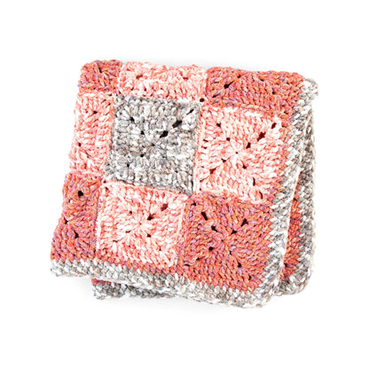 Bernat Crochet Gingham Blanket Crochet Blanket made in Bernat Baby Blanket Yarn