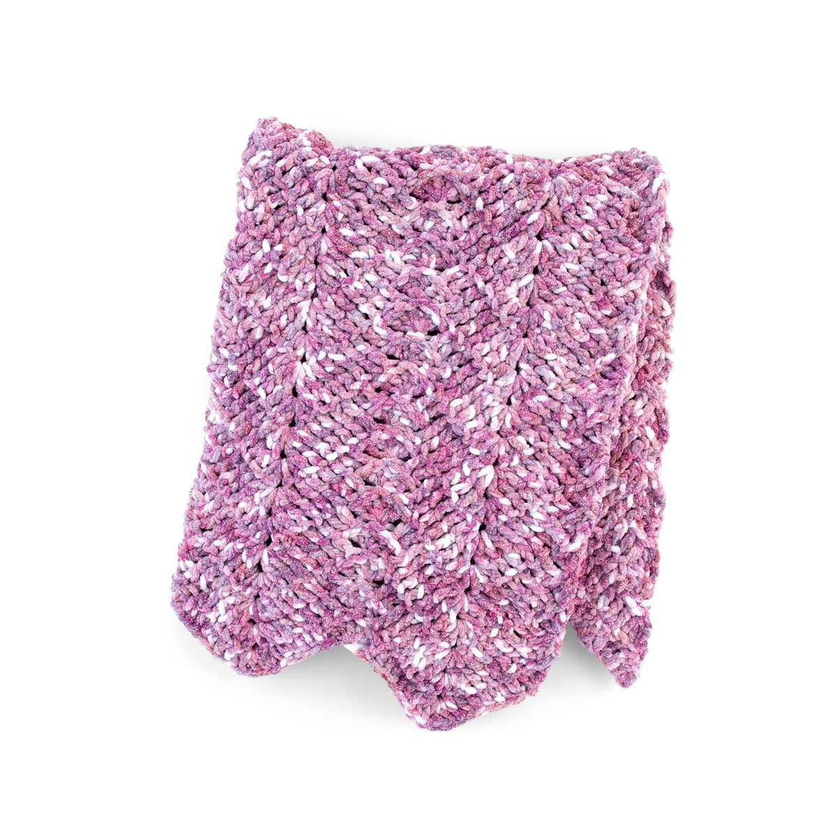 Crochet Blanket made in Bernat Baby Blanket Yarn