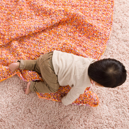 Bernat Sunset Bubbles Crochet Blanket Crochet Blanket made in Bernat Baby Blanket Yarn
