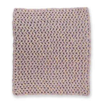 Bernat Puffs a Plenty Crochet Baby Blanket Puffs A Plenty Crochet Baby Blanket made using Bernat yarn on a white background
