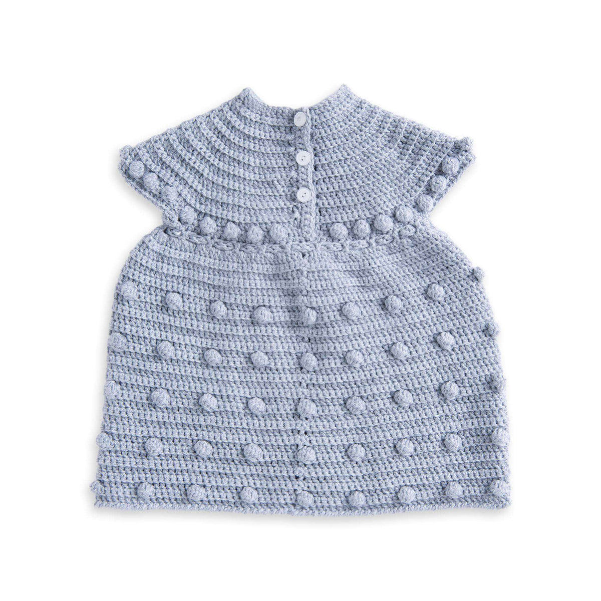 Crochet Dress made in Bernat Softee Baby Yarn