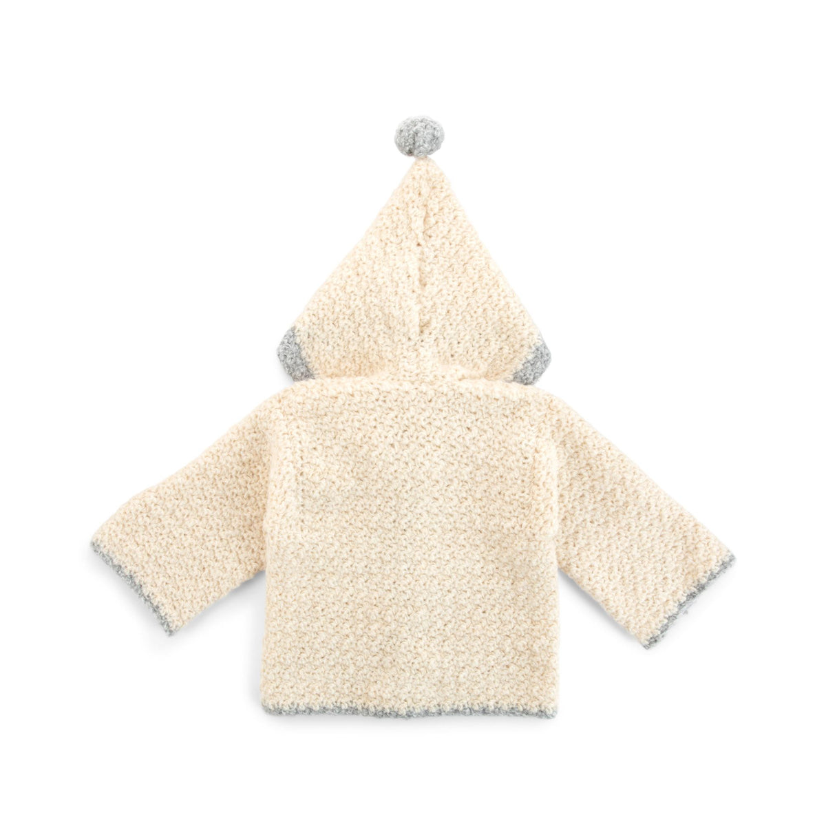 Crochet Hood made in Bernat Forever Fleece Finest Yarn