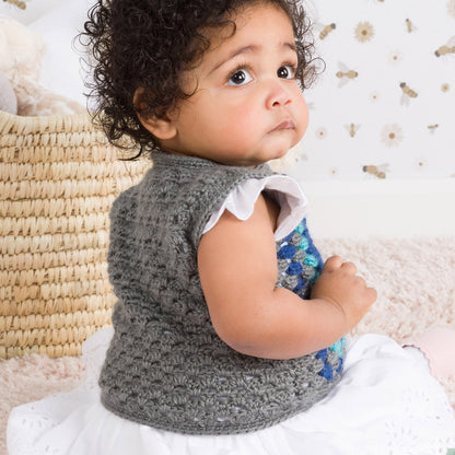 Bernat Crochet Wee Granny Vest Crochet Vest made in Bernat Yarn