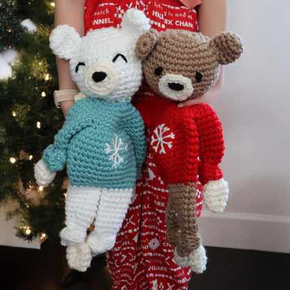 Bernat Crochet Knotted Bear Lovey All Variants