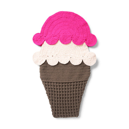Bernat Double Scoop Crochet Snuggle Sack Bright Pink