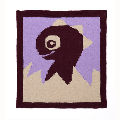 Bernat Hatching Dino Knit Blanket Hatching Dino Knit Blanket made using Bernat yarn