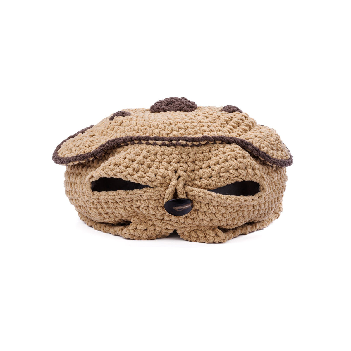 Crochet Bear-Y Cute Backpack made using Bernat yarn
