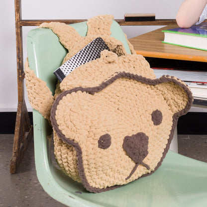 Bernat Crochet Bear-y Cute Backpack Crochet Bear-Y Cute Backpack made using Bernat yarn