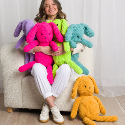 Bernat Ruby Rabbit Beginner Crochet Toy All Variants