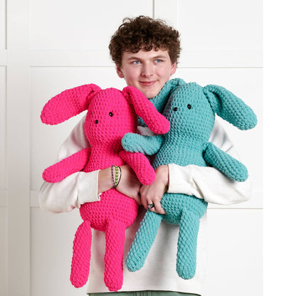 Bernat Ruby Rabbit Beginner Crochet Toy Light Teal