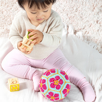 Bernat Blooming Blossom Crochet Ball Crochet Toy made in Bernat Yarn