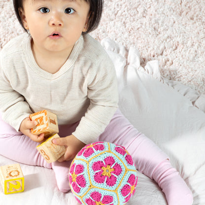 Bernat Blooming Blossom Crochet Ball Crochet Toy made in Bernat Yarn