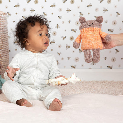 Bernat Crochet Little Bears Crochet Toy made in Bernat Forever Fleece Finest Yarn