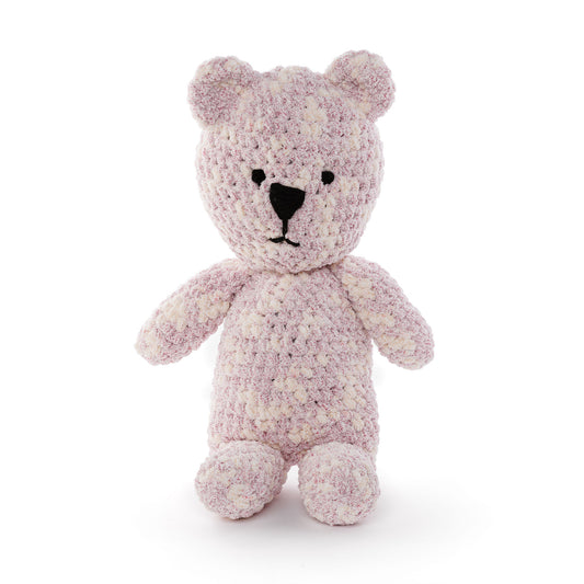 Baby Blanket Frosting Crochet Bear made using Bernat yarn