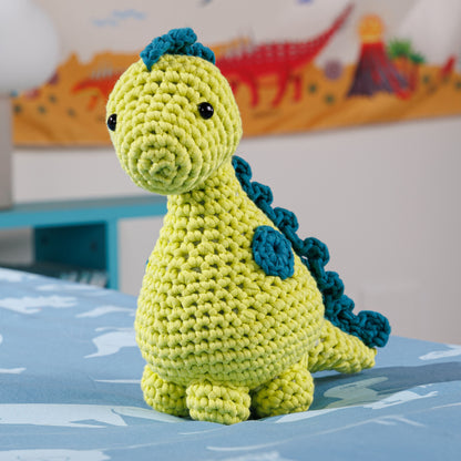 Bernat Crochet Dino Buddy Crochet Dino Buddy made using Bernat yarn