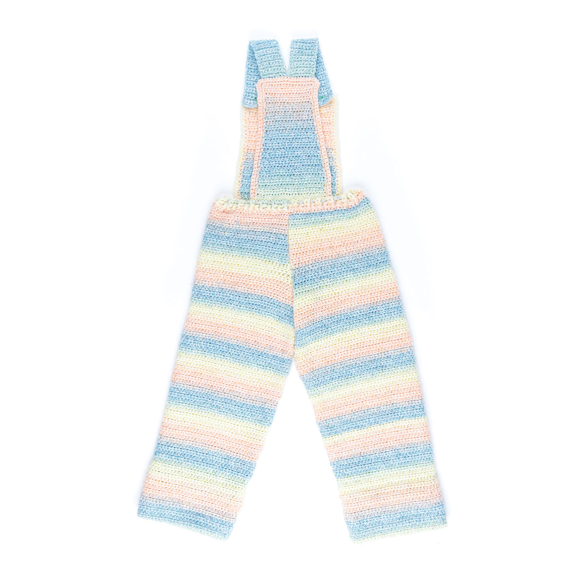 Crochet Kid'S Overalls made using Bernat yarn