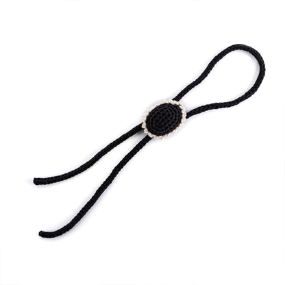 Bernat Crochet Bolo Tie Crochet Bolo Tie made using Bernat yarn