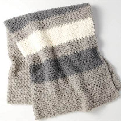 Bernat Hibernate Gray Crochet Blanket Hibernate Gray Crochet Blanket made using Bernat yarn