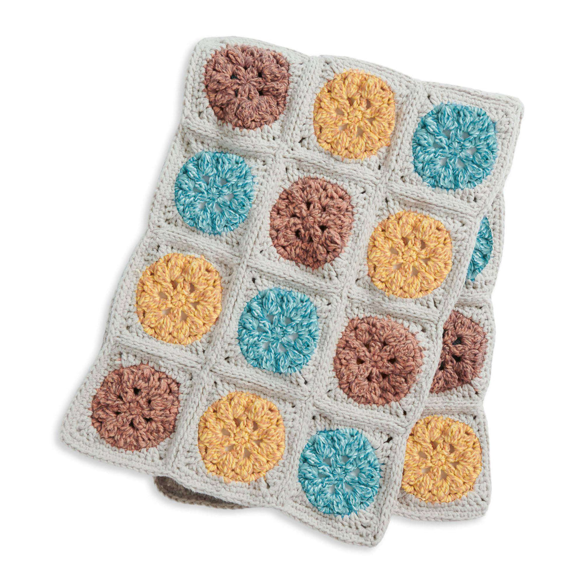 Crochet Blanket made in Bernat Forever Fleece Yarn