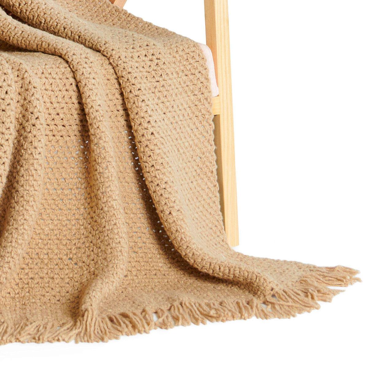 Crochet Blanket made in Bernat Felted Yarn