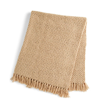 Bernat Moss Stitch Crochet Blanket Crochet Blanket made in Bernat Felted Yarn