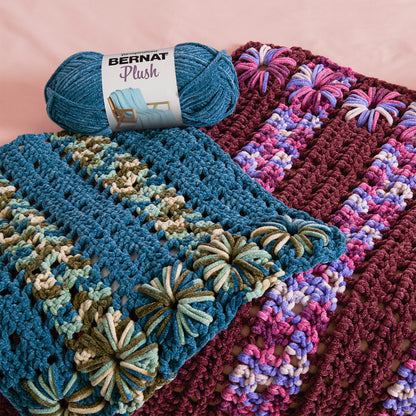 Bernat Flower Burst Crochet Lapghan Version 1