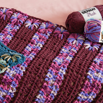 Bernat Flower Burst Crochet Lapghan Version 1