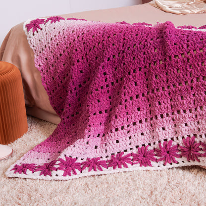 Bernat Flower Burst Crochet Lapghan Version 2