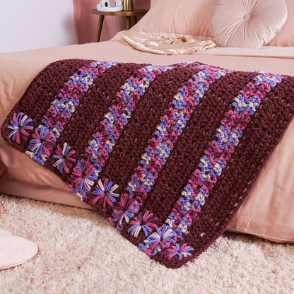 Bernat Flower Burst Crochet Lapghan Version 1