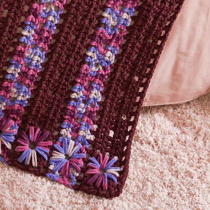 Bernat Flower Burst Crochet Lapghan Version 1