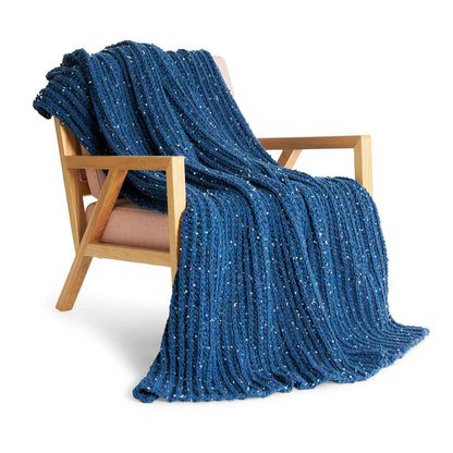 Bernat Basic Ribbing Crochet Blanket Crochet Blanket made in Bernat Forever Fleece Yarn