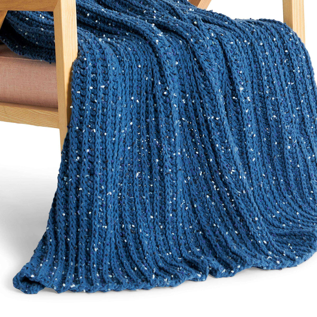 Crochet Blanket made in Bernat Forever Fleece Yarn
