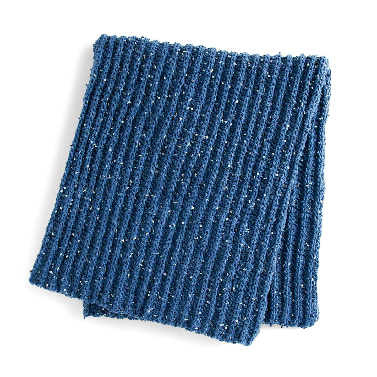 Crochet Blanket made in Bernat Forever Fleece Yarn