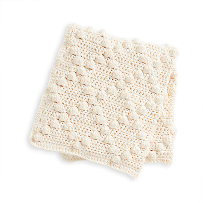 Bernat Plush Crochet Bobble Blanket Crochet Blanket made in Bernat Plush Yarn