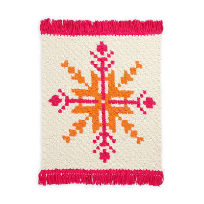 Bernat C2C Happy Snowflake Crochet Blanket Crochet Blanket made in Bernat Blanket Yarn