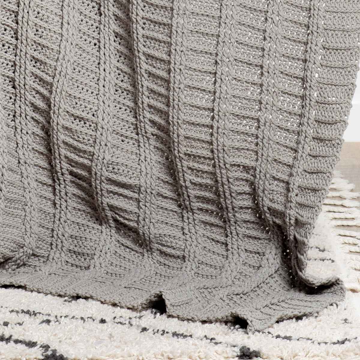 Crochet Blanket made in Bernat Maker Yarn